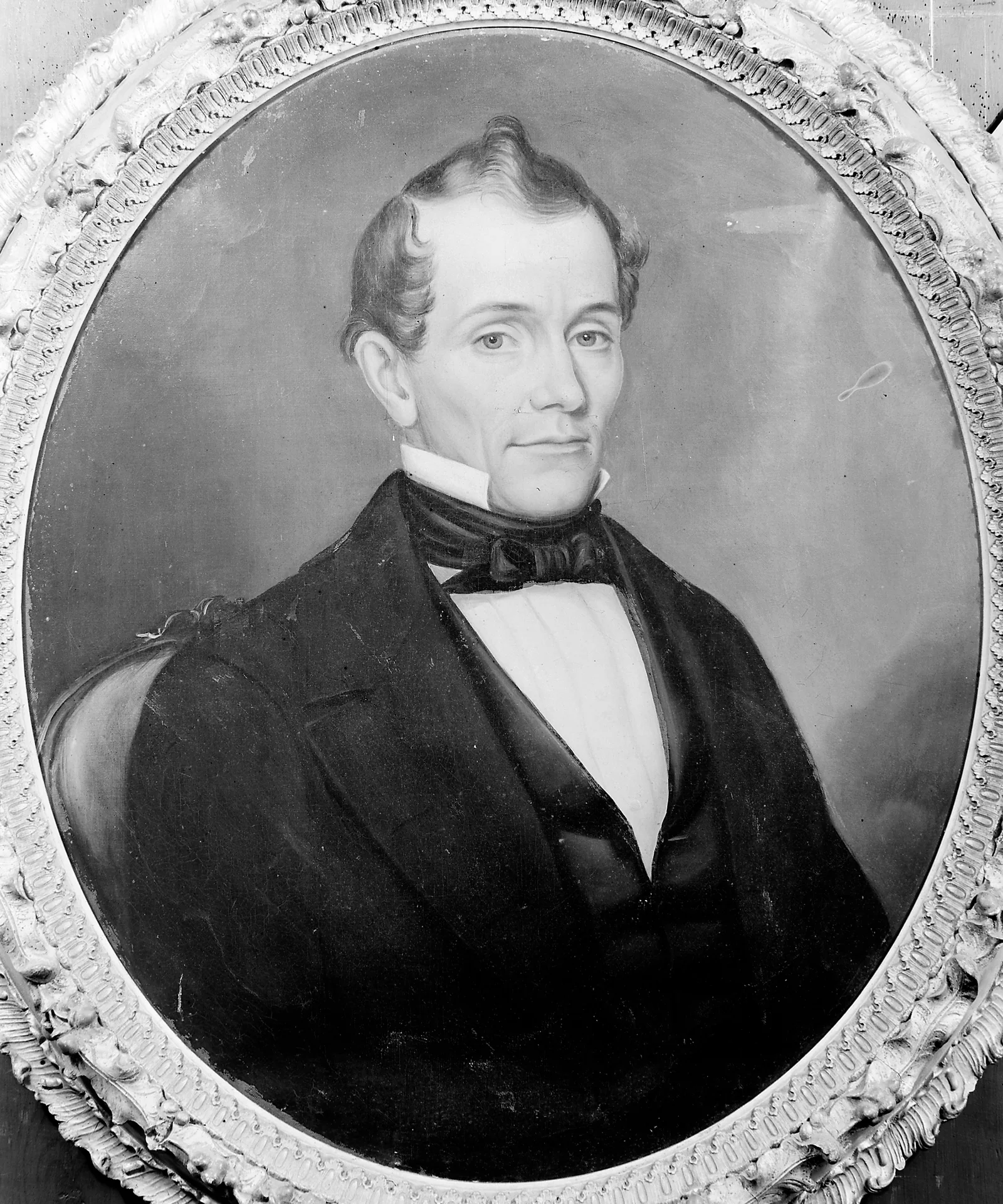 Portrait of Sir Charles Wheatstone by the Wellcome Collection, half-length facing right.